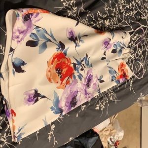 Floral and lace dress